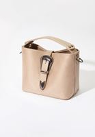 Bayan Krem Toka Detaylı Çanta