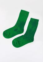 Bayan Yeşil Batik Desenli Çorap