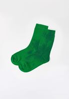 Bayan Yeşil Batik Desenli Çorap