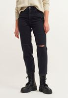 Bayan Siyah Ultra Yüksek Bel Mom Jean