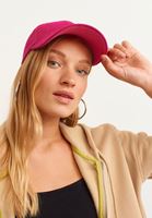 Bayan Pembe Süet Cap Şapka