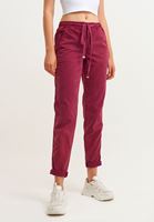 Bayan Vişne Çürüğü Yumuşak Dokulu Baggy Pantolon ( TENCEL™ )