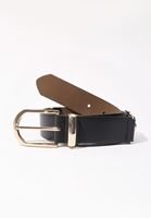 Bayan Siyah Toka Detaylı Kemer