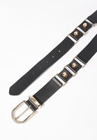 Bayan Siyah Toka Detaylı Kemer