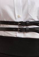 Bayan Siyah Toka Detaylı Vücut Kemeri