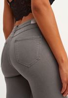 Bayan Koyu Gri Toparlayıcı Etkili Skinny Pantolon ( TENCEL™ )
