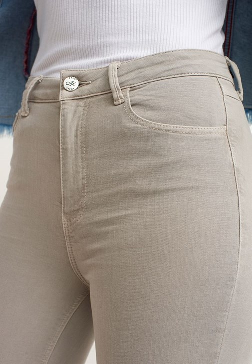 Skinny Pantolon ve  Denim Ceket Kombini