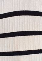 Bayan Çok Renkli Çizgili V Yaka Triko