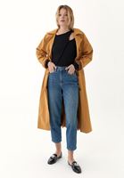 Bayan Siyah Cut-Out Detaylı Kazak