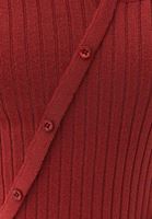 Bayan Bordo Cut-Out Detaylı Kazak