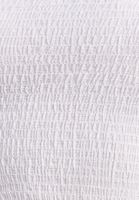 Bayan Beyaz Gipe Detaylı Crop Atlet