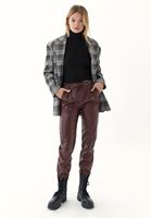 Bayan Siyah Balıkçı Yaka Triko Kazak