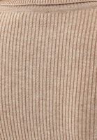 Bayan Kahverengi Balıkçı Yaka Triko Kazak