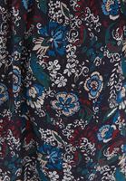 Bayan Çok Renkli Desenli Maxi Boy Elbise