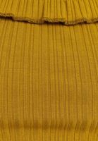 Bayan Yeşil Fırfır Detaylı Crop Top