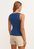 Bayan Lacivert V Yaka Atlet