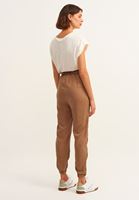 Bayan Kahverengi Bağcık Detaylı Jogger Pantolon ( TENCEL™ )