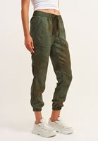 Bayan Yeşil Yumuşak Dokulu Jogger Pantolon ( TENCEL™ )