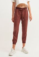Bayan Kahverengi Yumuşak Dokulu Jogger Pantolon ( TENCEL™ )