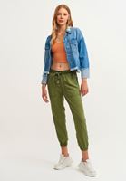 Bayan Yeşil Yumuşak Dokulu Jogger Pantolon ( TENCEL™ )