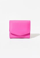 Bayan Pembe Kapaklı Mini Cüzdan