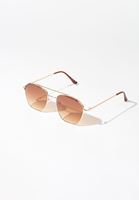 Bayan Kahverengi Metalik Çerçeveli Güneş Gözlüğü 