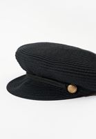 Bayan Siyah Hasır Cap Şapka