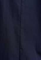 Bayan Lacivert Casual Poplin Gömlek Elbise