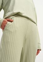 Bayan Yeşil High-Rise Flare Pantolon