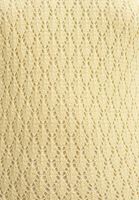 Bayan Sarı Püsküllü ve Ajurlu Mini Elbise