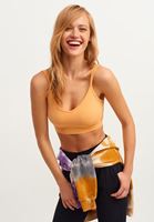 Bayan Turuncu Cut-Out Detaylı Seamless Büstiyer
