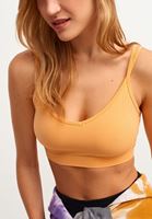 Bayan Turuncu Cut-Out Detaylı Seamless Büstiyer