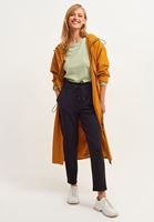 Bayan Siyah Carrot-Fit Sweat Pantolon