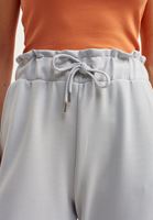 Bayan Gri Carrot-Fit Sweat Pantolon