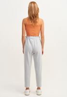 Bayan Gri Carrot-Fit Sweat Pantolon