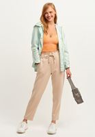Bayan Krem Carrot-Fit Sweat Pantolon