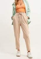 Bayan Krem Carrot-Fit Sweat Pantolon