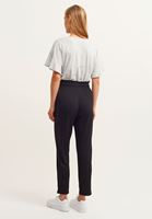 Bayan Siyah Carrot-Fit Sweat Pantolon