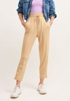Bayan Bej Carrot-Fit Sweat Pantolon