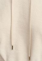 Bayan Açık Krem Gömlek Detaylı Kapüşonlu Sweatshirt