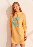 Bayan Sarı Artwork Detaylı Sweat Elbise