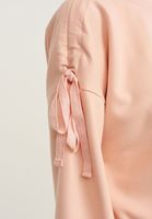 Bayan Pembe Kol Detaylı Sweatshirt