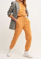 Bayan Turuncu Sweat Jogger Pantolon