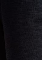 Bayan Siyah Beli Lastikli ve Cepli Sweat Pantolon