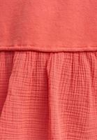 Bayan Pembe Boot-Neck Balon Kollu Bluz