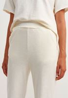 Bayan Krem Bol Paça Sweat Pantolon