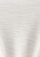 Women Cream Zero-neck Crop Sweatshirt