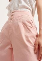 Bayan Pembe Ultra Yüksek Bel Mom Jean