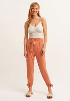 Cupro Pantolon ve Dikişsiz Crop Kombini