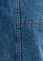 Bayan Mavi Pamuklu Straight-Fit Denim Pantolon